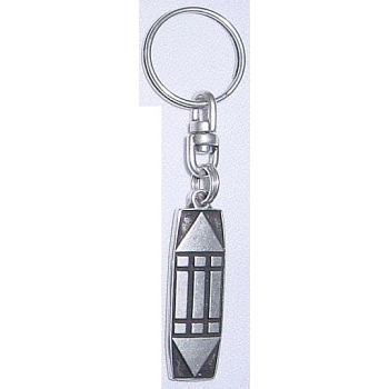 Amulet Znak Atlantów brelok do kluczy zawieszka stare srebro (id: 2325)